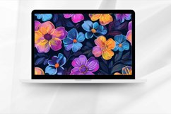 Blooming Flowers Pattern Digital Paper Bundle Product Image 5