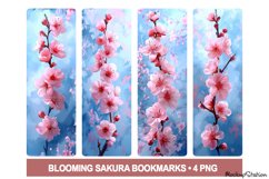 Blooming Bookmarks PNG Printable | Spring Blossom Designs Product Image 1