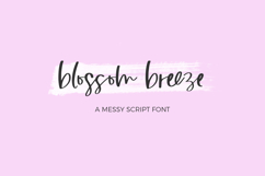 Blossom Breeze Script Font Product Image 1