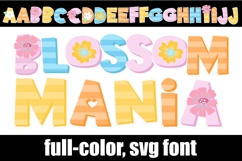 Blossom-mania Pastel Color Font Product Image 1