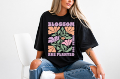 Blossom Where You Are Planted PNG, Floral Design Product Image 5