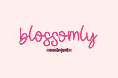 Blossomly Font Product Image 1