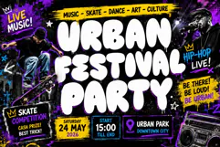 Blubero | Fun Graffiti Webfont | Playful Bubble Display Font Product Image 3