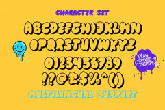 Blubero Fun Graffiti Display Font | Playful Bubble Street Product Image 6