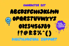 Blubero Fun Graffiti Display Font | Playful Bubble Street Product Image 7