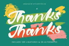 Bluder Quintal - Bold Calligraphy Font Product Image 20