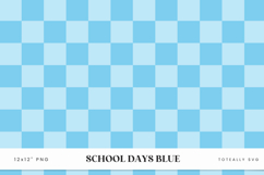 School Days Checkered Digital Pattern Product Image 3