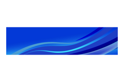 Blue abstract curve wavy horizontal banner template cover Product Image 1
