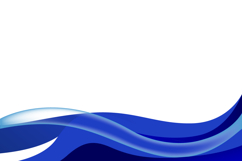 Blue abstract curve wavy shapes decoration banner design Product Image 1