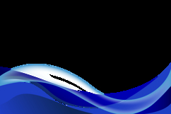 Blue abstract curve wavy shapes decoration banner element Product Image 2