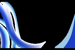 Blue abstract dynamic curve wave decoration banner design Product Image 2