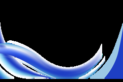 Blue abstract dynamic curve wave decoration banner graphic Product Image 2