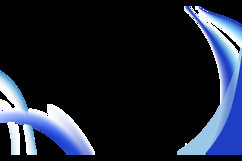 Blue abstract dynamic curve wave decoration banner template Product Image 2