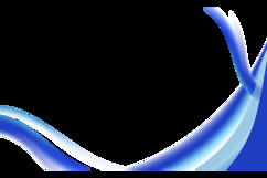Blue abstract dynamic curve wave decoration banner vector Product Image 2