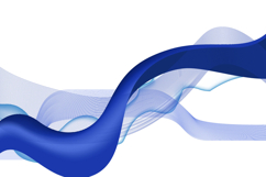 Blue abstract dynamic wave background element concept Product Image 1