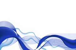 Blue abstract dynamic wave background element design Product Image 1