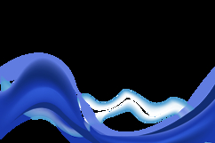 Blue abstract dynamic wave background element graphic Product Image 2