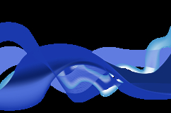 Blue abstract dynamic wave background element vector Product Image 2