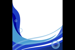 Blue abstract dynamic wave decoration element background Product Image 2