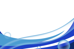 Blue abstract dynamic wave decoration element design Product Image 1