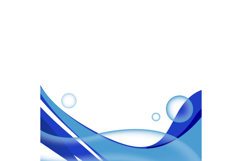 Blue abstract dynamic wave decoration element graphic Product Image 1
