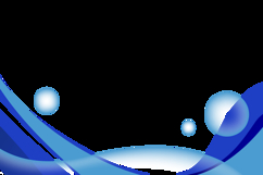 Blue abstract dynamic wave decoration element graphic Product Image 2