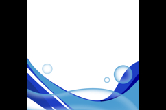 Blue abstract dynamic wave decoration element graphic Product Image 2