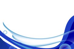 Blue abstract dynamic wave decoration element vector Product Image 1