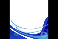 Blue abstract dynamic wave decoration element vector Product Image 2