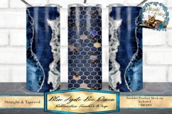 This is a blue agate and honeycomb agate design. Sized for 20oz skinny tumblers. Although it can be easily resized to fit other Sublimation tumbler and mug sizes. Used in waterslide and printed vinyl crafts.