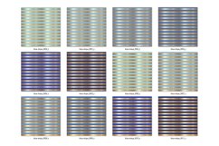 Blue and Gold Stripe Digital Paper Product Image 3