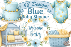 Baby Nursery Clipart PNG, Baby Shower Items, Baby Essentials Product Image 1