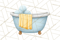 Baby Nursery Clipart PNG, Baby Shower Items, Baby Essentials Product Image 2