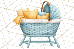 Baby Nursery Clipart PNG, Baby Shower Items, Baby Essentials Product Image 3