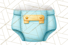 Baby Nursery Clipart PNG, Baby Shower Items, Baby Essentials Product Image 4