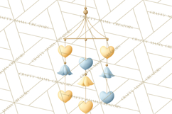 Baby Nursery Clipart PNG, Baby Shower Items, Baby Essentials Product Image 2