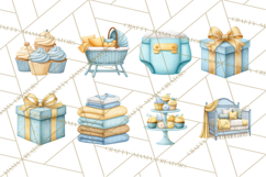 Baby Nursery Clipart PNG, Baby Shower Items, Baby Essentials Product Image 8