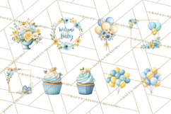 Baby Nursery Clipart PNG, Baby Shower Items, Baby Essentials Product Image 6