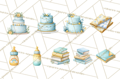 Baby Nursery Clipart PNG, Baby Shower Items, Baby Essentials Product Image 7