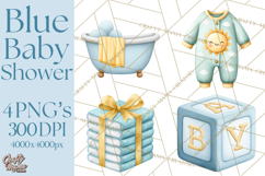 Baby Nursery Clipart PNG, Baby Shower Items, Baby Essentials Product Image 1