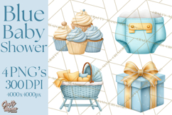 Baby Nursery Clipart PNG, Baby Shower Items, Baby Essentials Product Image 1