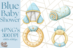 Baby Nursery Clipart PNG, Baby Shower Items, Baby Essentials Product Image 1