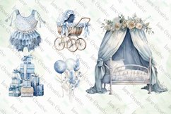 Blue Boho Baby Shower Sublimation Bundle Product Image 2