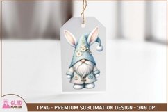 Easter Bunny Gnome sublimation png, Easter Gnome bunny png Product Image 2