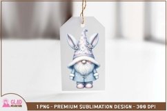 Easter Bunny Gnome sublimation png, Gnome bunny png Product Image 2
