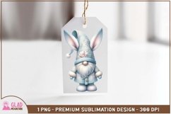 Easter Bunny Gnome sublimation png, Gnome bunny png Product Image 2
