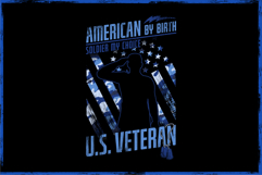 American By Birth Soldier By Choice US Veteran Product Image 3