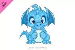 Cartoon Dragons 01. Fantasy clipart. Product Image 2