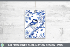 GorgeousBlue Chinoiserie Birds Air Freshener design.
