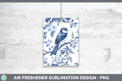 GorgeousBlue Chinoiserie Birds Air Freshener design.